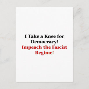 Take a Knee for Democracy Postcard