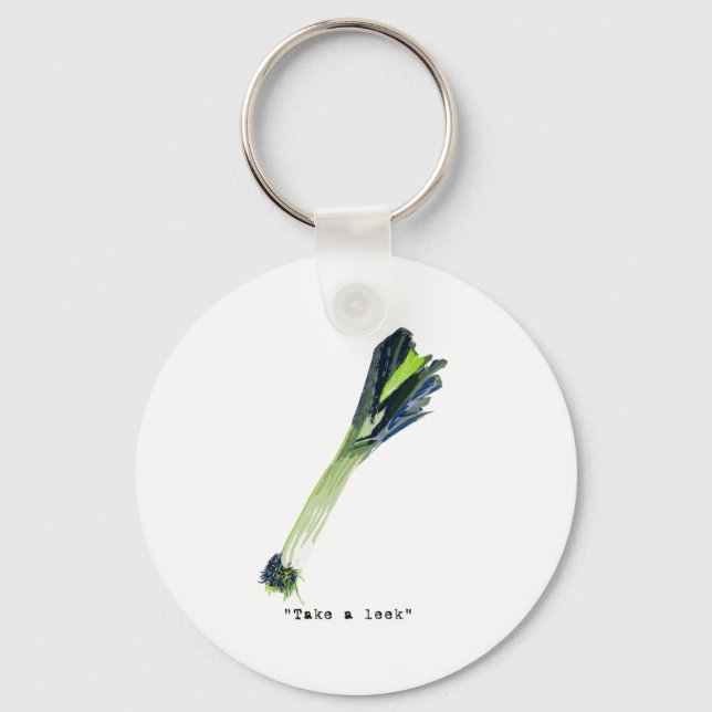 take a leek - light key ring (Front)