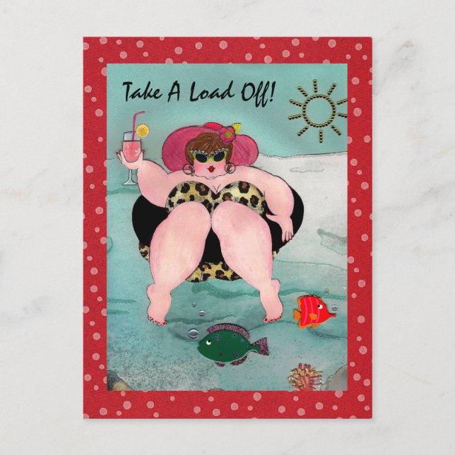 Take a Load Off! Postcard (Front)