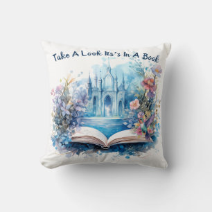 Take A Look It's In A Book Cushion