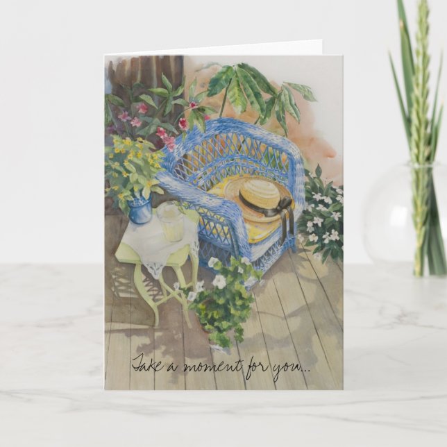 Take a Moment for you.... Card (Front)