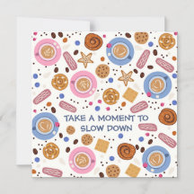 Take a Moment to Slow Down magnetic card