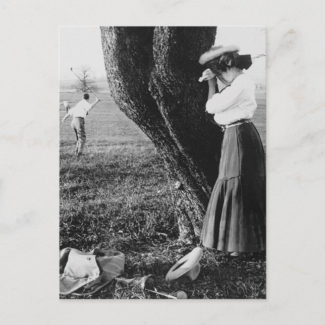 Take A Mulligan, 1906 Postcard (Front)