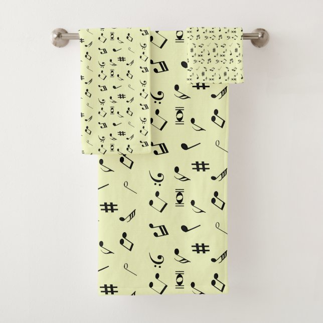 Take A Note Bath Towel Set (Insitu)