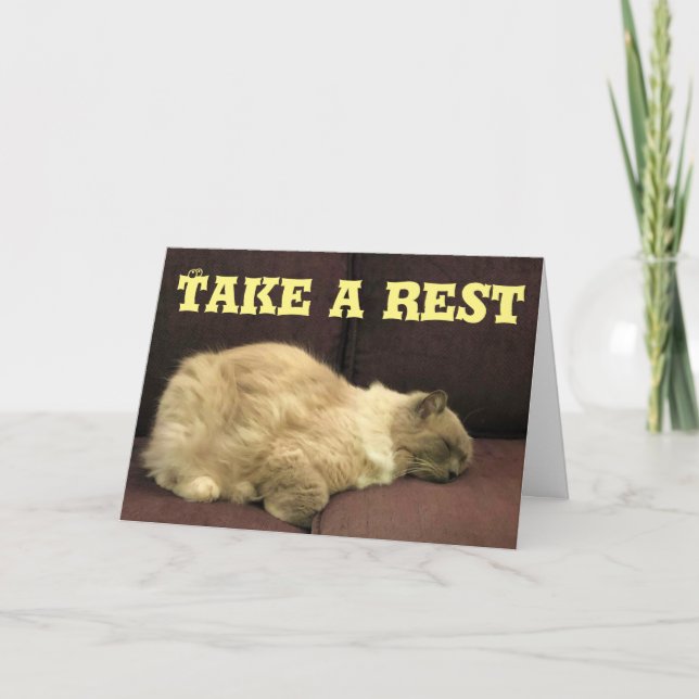 Take a Rest, card (Front)