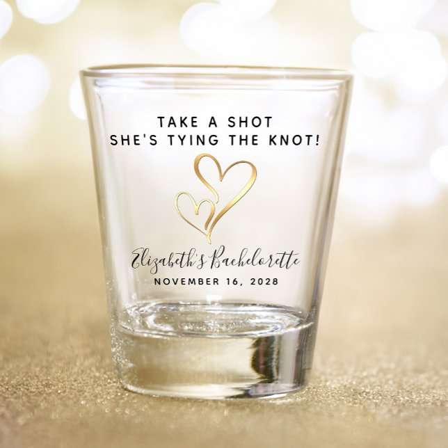 Take A Shot Bachelorette Party Favour Glass (Creator Uploaded)