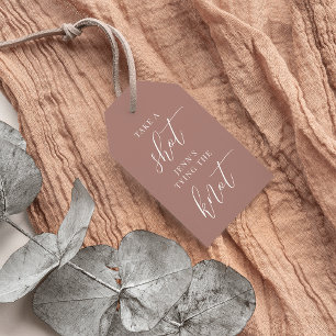 Take a Shot, She's Tying the Knot Bachelorette Gift Tags