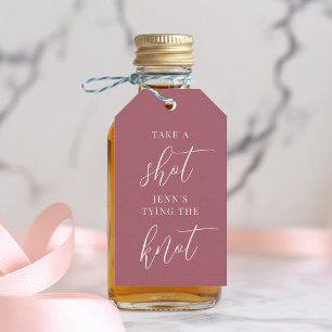 Take a Shot, She's Tying the Knot Bachelorette Gift Tags