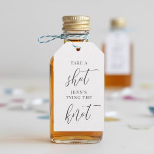Take a Shot, She's Tying the Knot Bachelorette Gift Tags