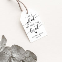 Take a Shot, We Tied the Knot Wedding Favour