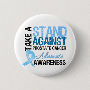 Take a Stand Against Prostate Cancer 6 Cm Round Badge