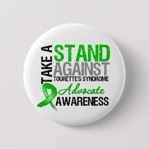 Take a Stand Against Tourette Syndrome 6 Cm Round Badge