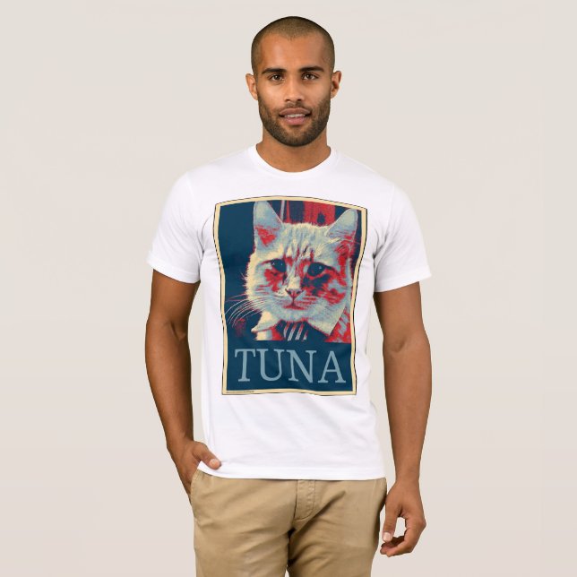 Take a Stand... for Tuna? Yes We Can! T-Shirt (Front Full)