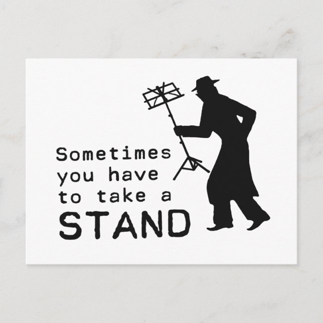 Take a Stand Postcard (Front)