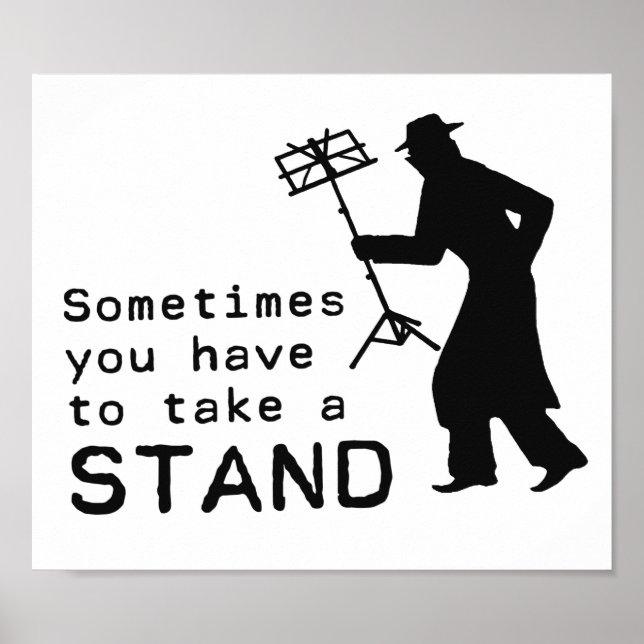 Take a Stand Poster (Front)