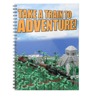 Take a Train to Adventure Notebook
