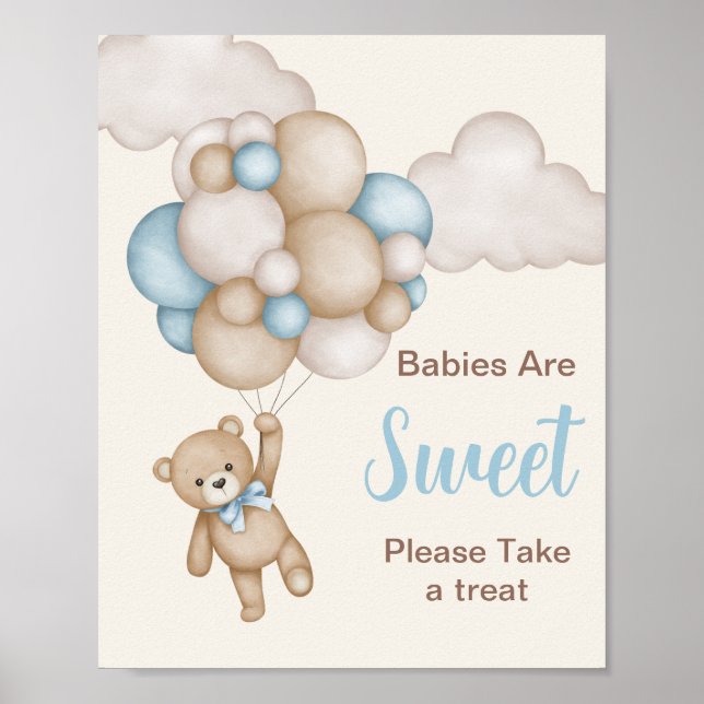 Take a treat Teddy Bear sign (Front)