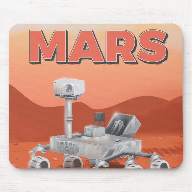 Take a Trip to Mars poster Mouse Pad (Front)