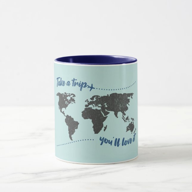 Take a trip, you'll love it mug (Center)