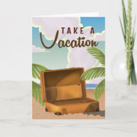 Take a Vacation vintage travel poster