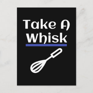 Take A Whisk Baking Pun Postcard