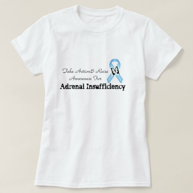 Take Action Adrenal Insufficiency Shirt (Design Front)