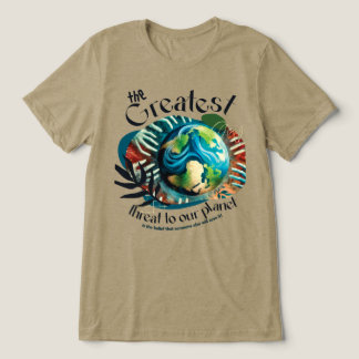 Take Action, Don't Wait - Save Our Planet T-Shirt Tri-Blend Shirt