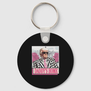 Take America Ck Daddy's Home Funny Pink Donald Tru Key Ring