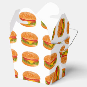 Take-away burger favour box