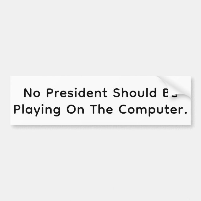 Take Away Trump's Computer Hankamer Artjunkhaus Bumper Sticker (Front)