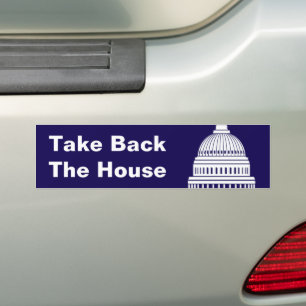 Take Back The House of Representatives Bumper Sticker