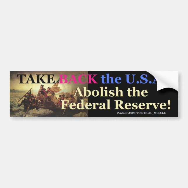TAKE BACK THE U.S.A. BUMPER STICKER (Front)