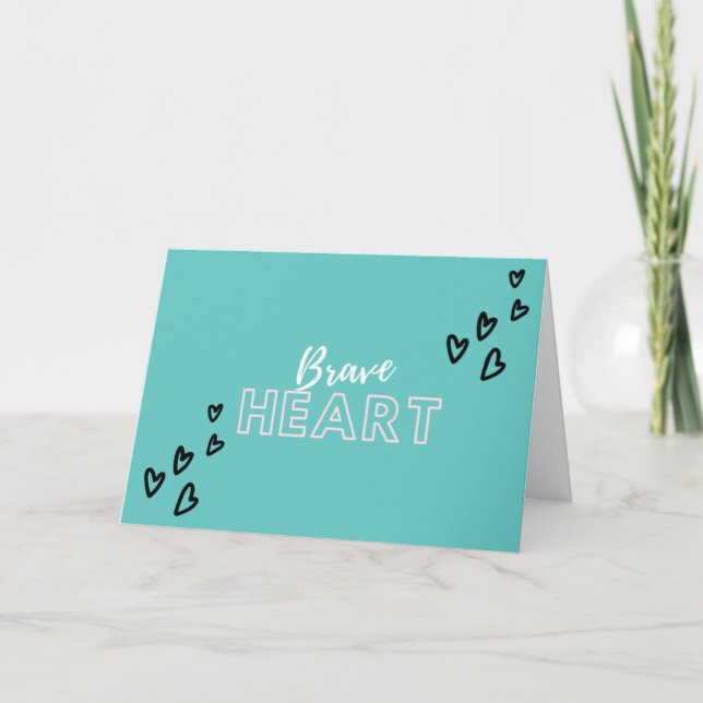 Take Care Cards - Brave Heart (Front)
