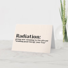 Take Care Cards - New Meaning Radiation
