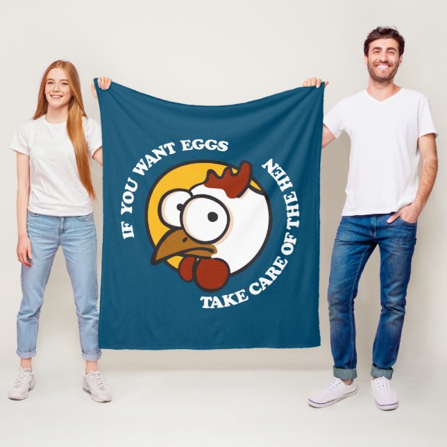 Take care of the hen 1 fleece blanket (In Situ)