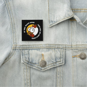 Take care of the hen 1 name tag