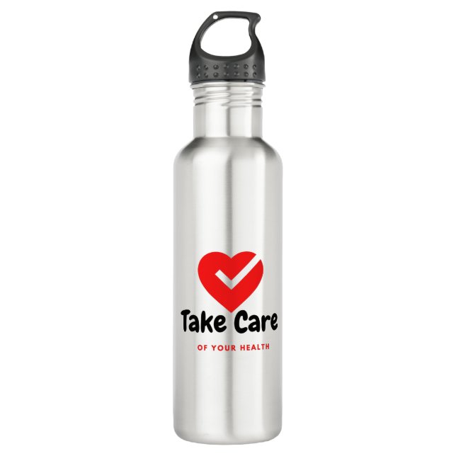 Take Care of your health 710 Ml Water Bottle (Front)