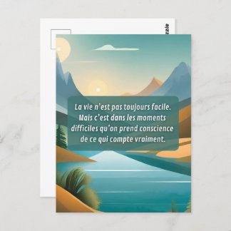 Take care of yourself postcard