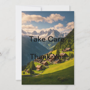 Take Care Thank You Card – Elegant Greetings