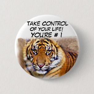 Take Control!_ 6 Cm Round Badge