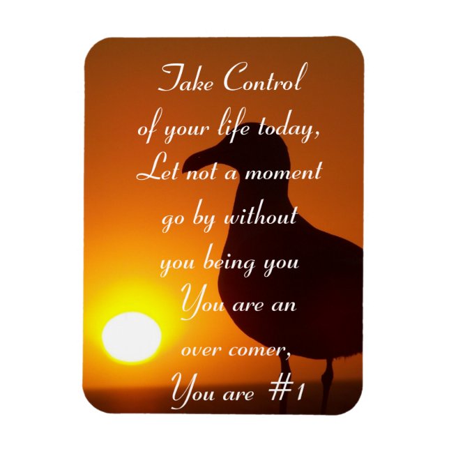 Take Control,You're # 1_ Magnet (Vertical)
