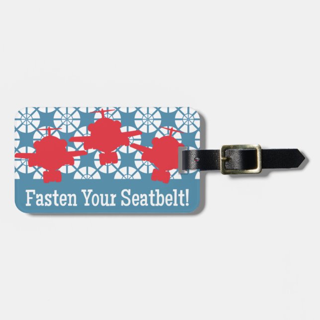 Take Flight, Kiddo! Luggage Tag (Front Horizontal)