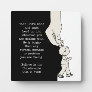 Take God’s Hand Plaque