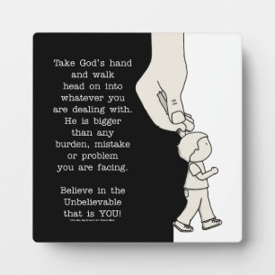 Take God’s Hand Plaque