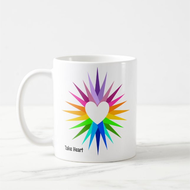 "Take Heart" Coffee Mug (Left)