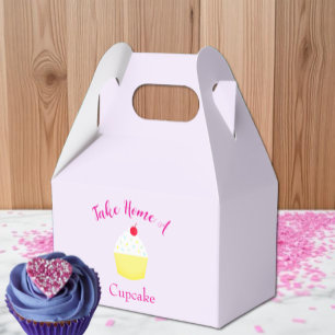 Take Home A Cupcake Baking Birthday Favour Box