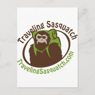 Take home a Travelling Sasquatch! Postcard