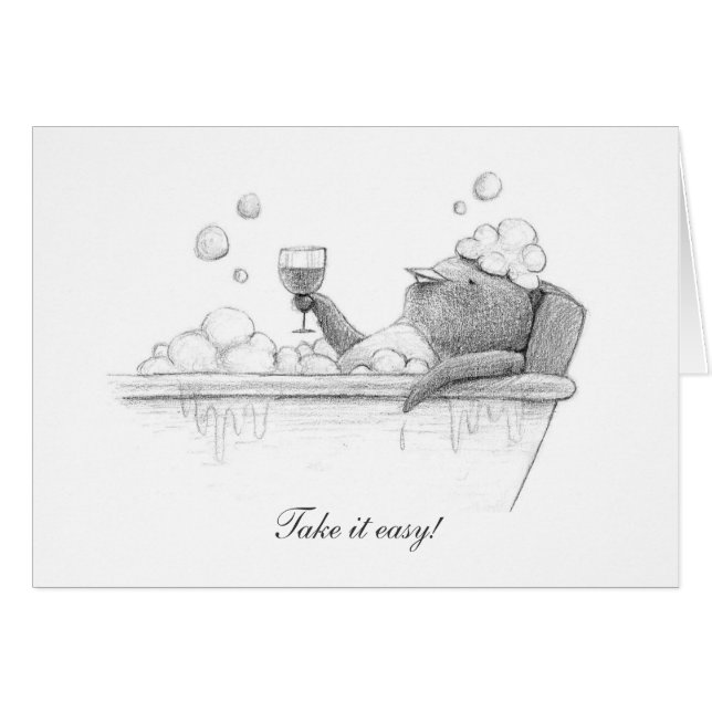 "Take it easy!" (Front Horizontal)