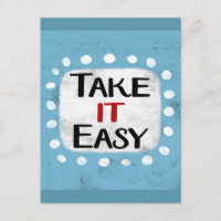 Take It Easy Postcard