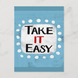Take It Easy Postcard
